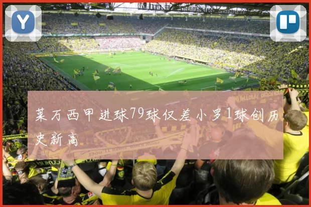 莱万西甲进球79球仅差小罗1球创历史新高